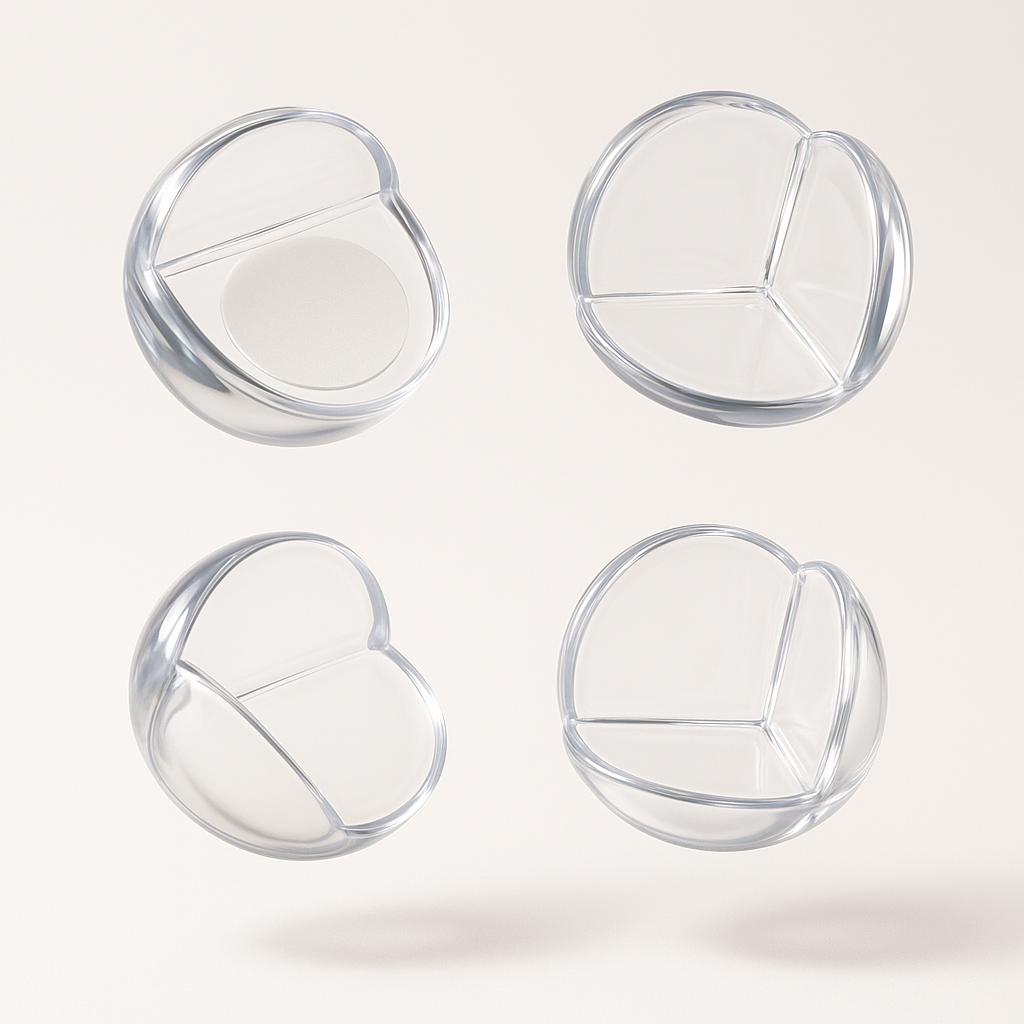 TotiSafe® – Kit de protectores de esquinas de silicona (x4)