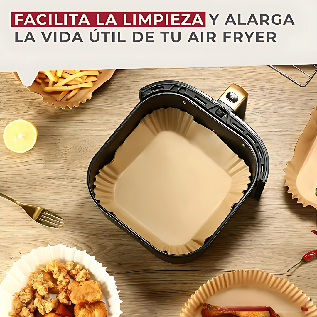Pack 50 Papeles para AirFryer + 50 de regalo